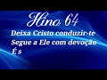 hino 64 ccb tu que vives sem destino hinÁrio 5 com letras