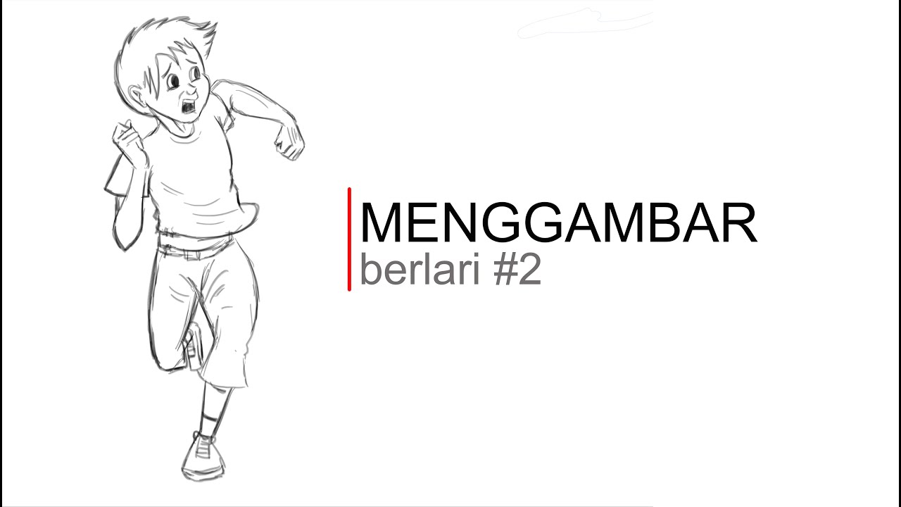 Sketsa Orang Lari – Meteor