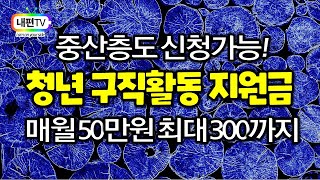 청년 구직활동 지원금 매월 50만원 최대 300만원