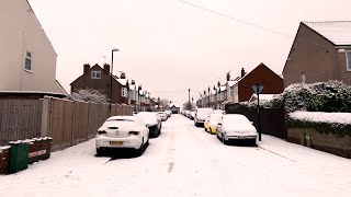 Snow-Covered Streets! Coventry Winter 2021 ⛄️❄️🌨