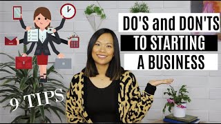 DON'T Do This If You Want to Start a Business | 9 Tips to Start an Online Business
