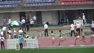 陸上日本ｲﾝｶﾚ Men 3000mSC Final-1 決勝-1組 日本学生陸上競技個人選手権大会 2015.6.14