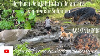 Diguyur Hujan Deras dah Angin Kencang Semasa Berburu di Tengah Hutan Kepulauan Solomon//