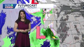 Northern California storm forecast | Alert Days on Monday and Tuesday