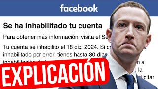 ¡Esta es la VERDADERA razón por que Facebook inhabilitó tu cuenta y cómo RECUPERARLA FÁCILMENTE!