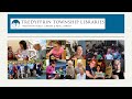 Tredyffrin Township Libraries Who We Are and What We Do