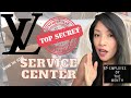 LOUIS VUITTON SERVICE CENTER-BEHIND THE SCENES, SERVICE AND REPAIR, EMPLOYEE ONLY