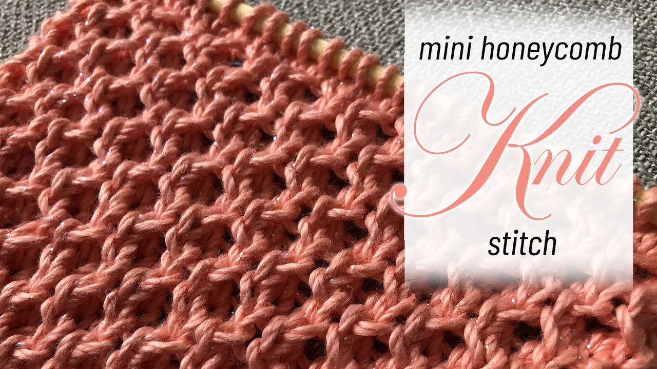 Honeycomb Knitting Stitch Pattern