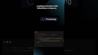 Loading Animation with TailwindCss In ReactJs!!
