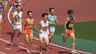 男子800ｍ決勝  全日本インカレ陸上2022