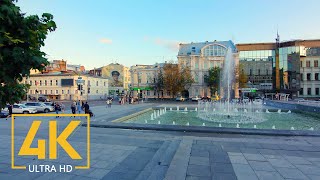 Trip to Kharkiv 4K UHD, Ukraine - City Walking Tour with City Sounds