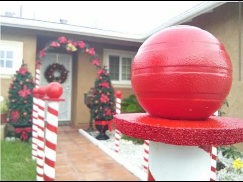 DIY Outdoor Candyland Decorations: Sweeten Your Home For The Holidays!