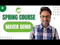 Spring Course - Maven Demo | Maven Project | Backend Developer | Full Stack Dev