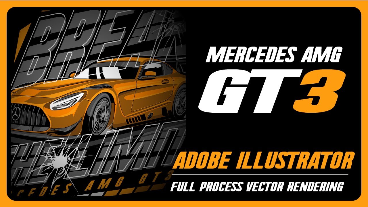 Vector Car Rendering Full Process Car Vector Illustration Youtube