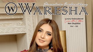 WARESHA PREMIUM VOL 2 EMBROIDERED LAWN COLLECTION 24