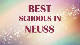 Schools around Neuss, Germany