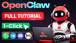 OpenClaw Full Tutorial for Beginners 🔥 | Build Your Own 24/7 AI Employee | One-Click Setup