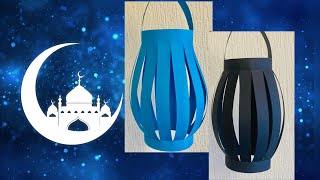 DIY paper lantern for Ramadan decoration🌙 /Easy Ramadan crafts /Eid decoration ideas 2021/#Nummtube