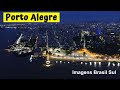 PORTO ALEGRE | Anoitecer na ORLA do GUAÍBA | RS (Aéreas Drone)