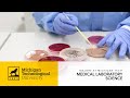 Michigan Tech Medical Laboratory Science