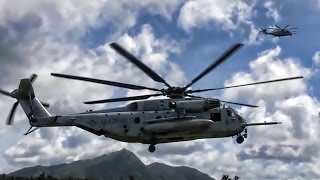 CH-53E Super Stallion Moves Marines & Mortars