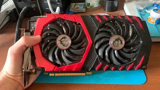 Уникальная Msi Gaming X GTX 1060 на 8 гб GDDR5 памяти