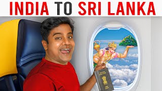 India to Sri Lanka Visa Free Tour | A-Z Guide 2025 Flight Cost, Immigration, Sim \u0026 Currency in Hindi