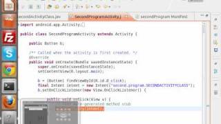 Java Android Tutorial 3 - Second Program