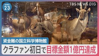 “資金難”の国立博物館がクラウドファンディング　目標金額1億円を初日で達成【news23】｜TBS NEWS DIG