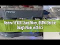 Review VEVOR Stand Mixer, 660W Electric Dough Mixer with 6 Speeds LCD Screen Timing, Tilt-Head Food