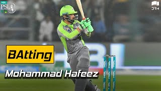 Mohammad Hafeez's Batting | Lahore Qalandars vs Karachi Kings | HBL PSL 2020 | MB2T