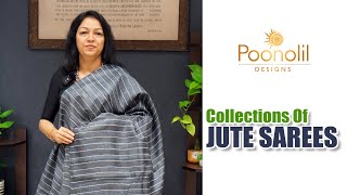 JUTE SAREES - Purchase through Website Only