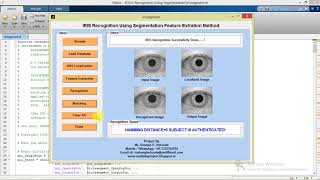 Iris Recognition Using Image Processing Matlab Project Code