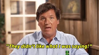 Tucker Carlson Reveals why he ACTUALLY got FIRED from Fox News...