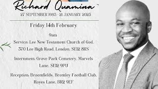 Richard Quamina Celebration of Life