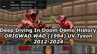 ORIGWAD.WAD (1994) UV Tyson Record Progression (2012-2024) :: Deep Diving In Doom Demo History