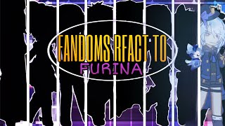 FANDOMS React to Furina | 4/9 | GI, BSD, DRV3, MM,TGCF, ARCANE, KNY | WxlfieEditz