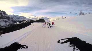 Skiing Into Town [Wengen]