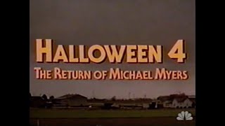 Halloween 4: The Return of Michael Myers (NBC, October 26, 1989)