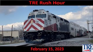 Trinity Railway Express Rush Hour (February 15, 2023)