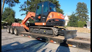 The new Kubota KX080 4 arrived