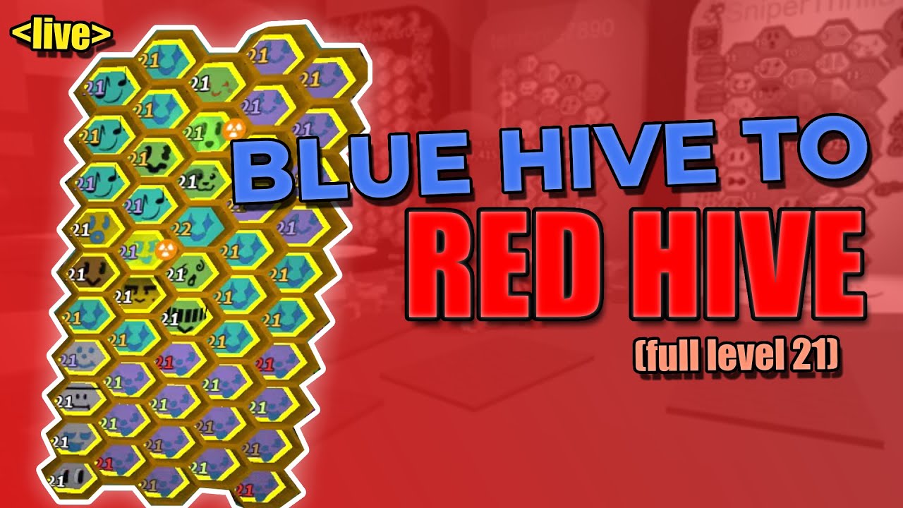 рџ ґhd Boost New Red Hive Bee Swarm Simulator Youtube
