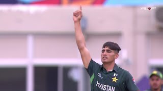 Ubaid Shah 3 wickets vs New Zealand U19 | 22nd Match - NZ19 vs PA19