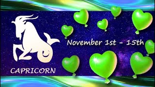 Capricorn (November 1st - 15th) DIFFERENCES & LIES, wanting to REACH OUT. ADDICTED to YOU but HIDING