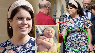 Princess Eugenie show baby bump#2 as royals arrive at Easter Sunday Service