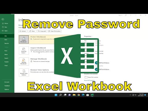 How to Remove Password Protection For Excel Workbook [Tutorial]