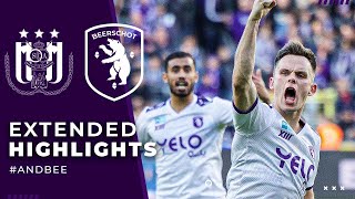 K. BEERSCHOT V.A. | #EXTENDEDHIGHLIGHTS | SHANKLAND SCORES HIS FIRST IN DEFEAT AGAINST ANDERLECHT