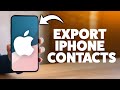 How To Export Contacts From iPhone To Excel - 2026 Step-By-Step Tutorial