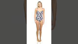 Roxy Beach Classics Printed One Piece Swimsuit | SwimOutlet.com