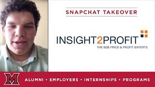 Nick's Marketing Internship for Insight2Profit in Cleveland, OH